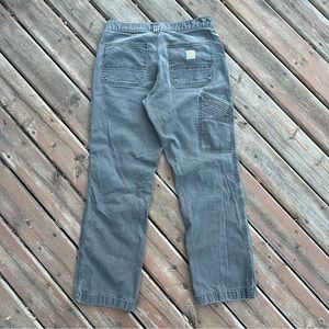 carhartt faded grey carpenter pants